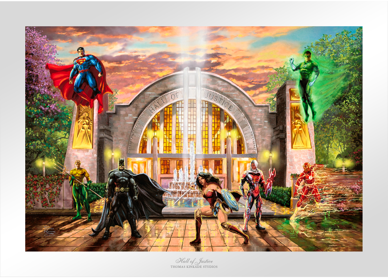 Hall of Justice Art Print by Art Brand Studios