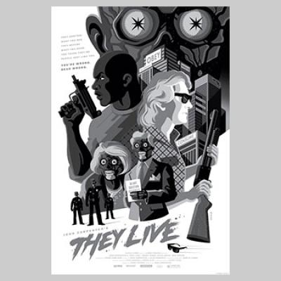 John Carpenter's They Live Variant art print