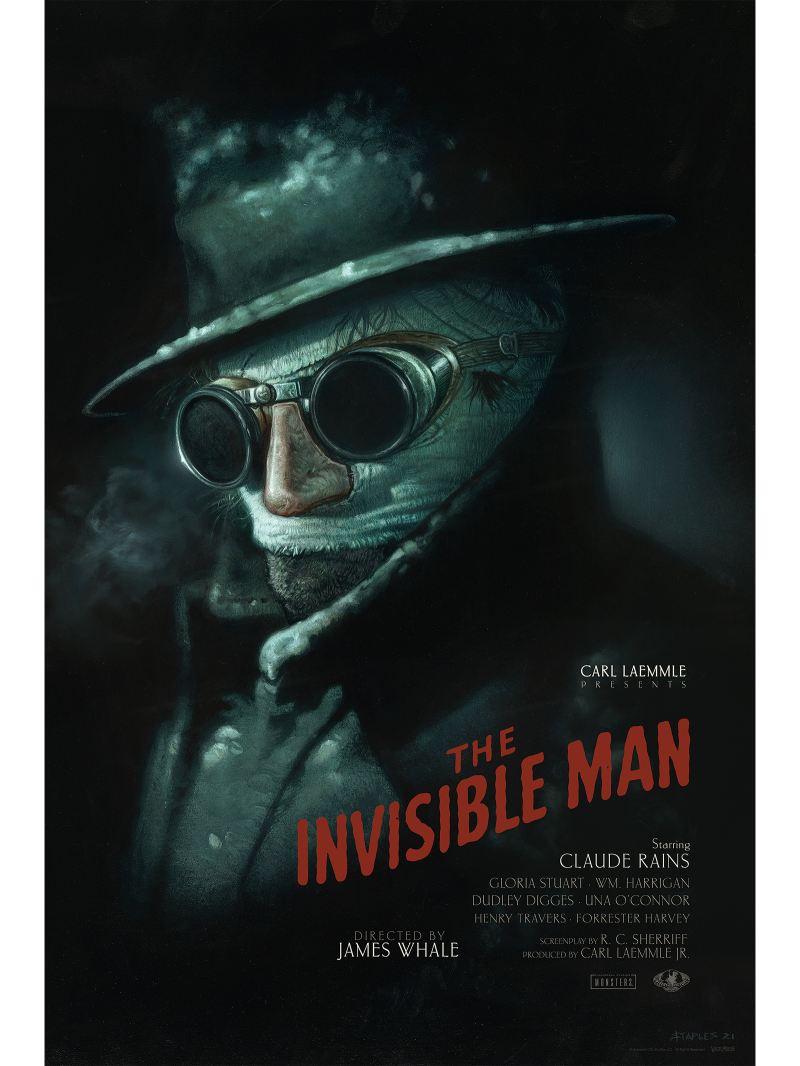 The Invisible Man Art Print by Vice Press