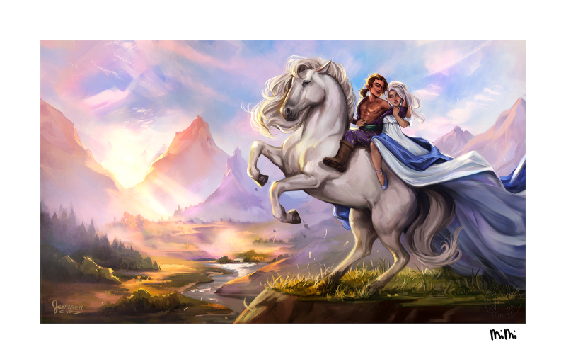 Scanlan Shorthalt & Pike Trickfoot: A Humble Portrait Art Print by Sideshow Collectibles