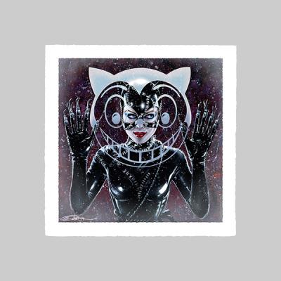 The Catwoman art print