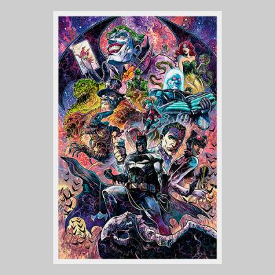 Batman: The Rogues Gallery art print
