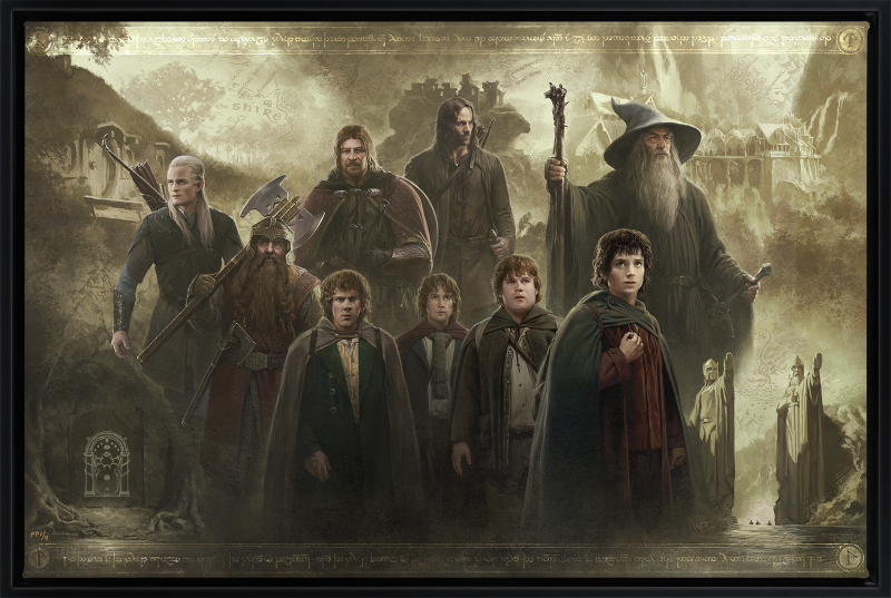 Lord of the Rings: The Fellowship of the Ring Art Print by Sideshow Collectibles