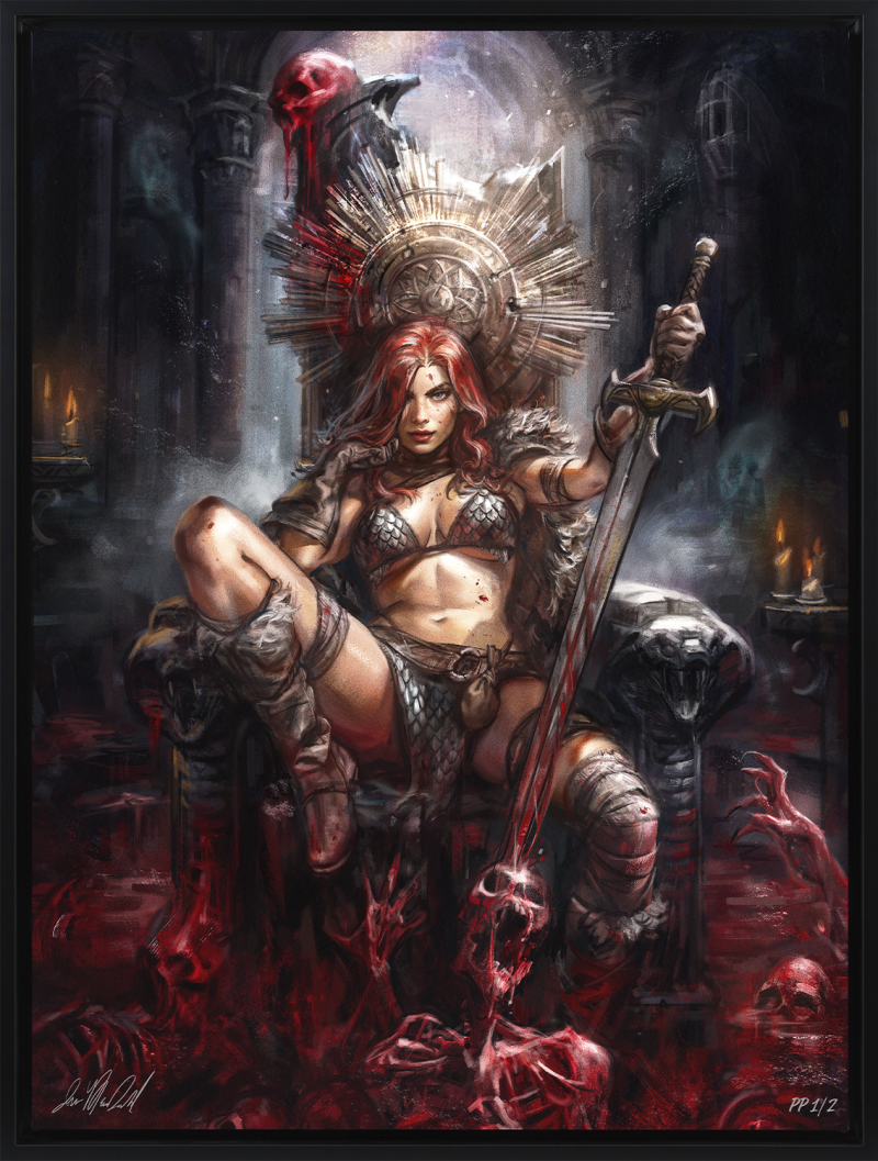 Red Sonja: Long Live the Queen Art Print by Sideshow Collectibles