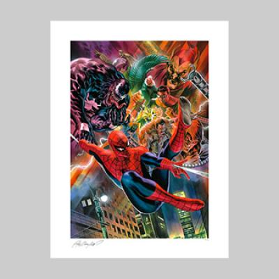Spider-Man vs the Sinister Six art print