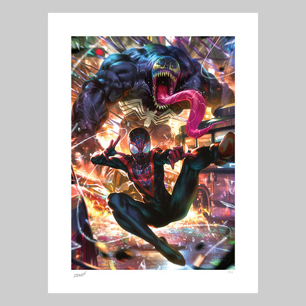 MILES MORALES: THE SPIDER-MAN  LIMITED EDITION GICLEE ON