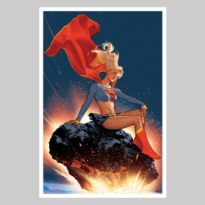 Supergirl art print