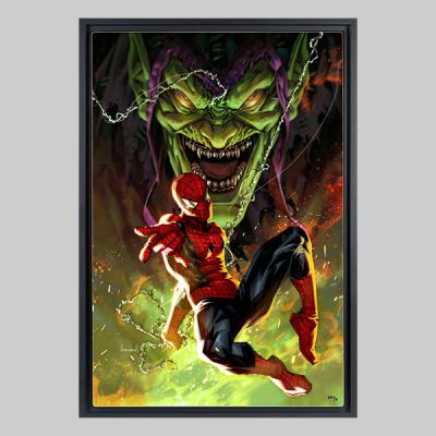 Spider-Man vs Green Goblin art print