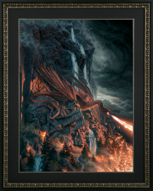 Giclée on Paper - Deluxe Silver Frame - 24 x 32