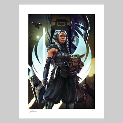 The Jedi: Ahsoka Tano™ & Grogu™ art print