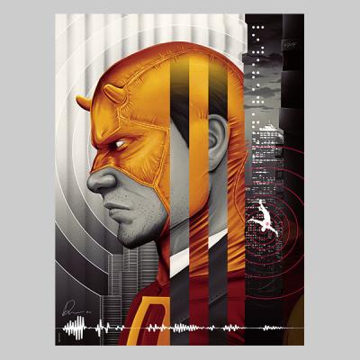 Daredevil: The Man Without Fear Yellow Variant art print