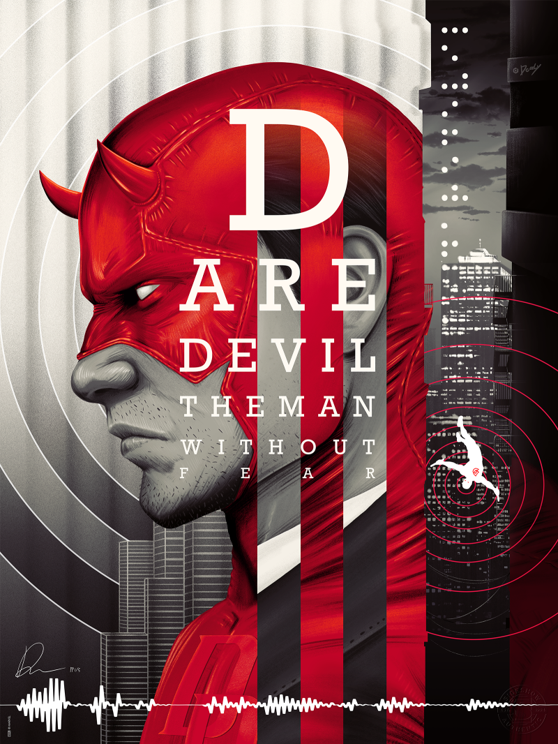 Daredevil: The Man Without Fear Art Print by Sideshow Collectibles