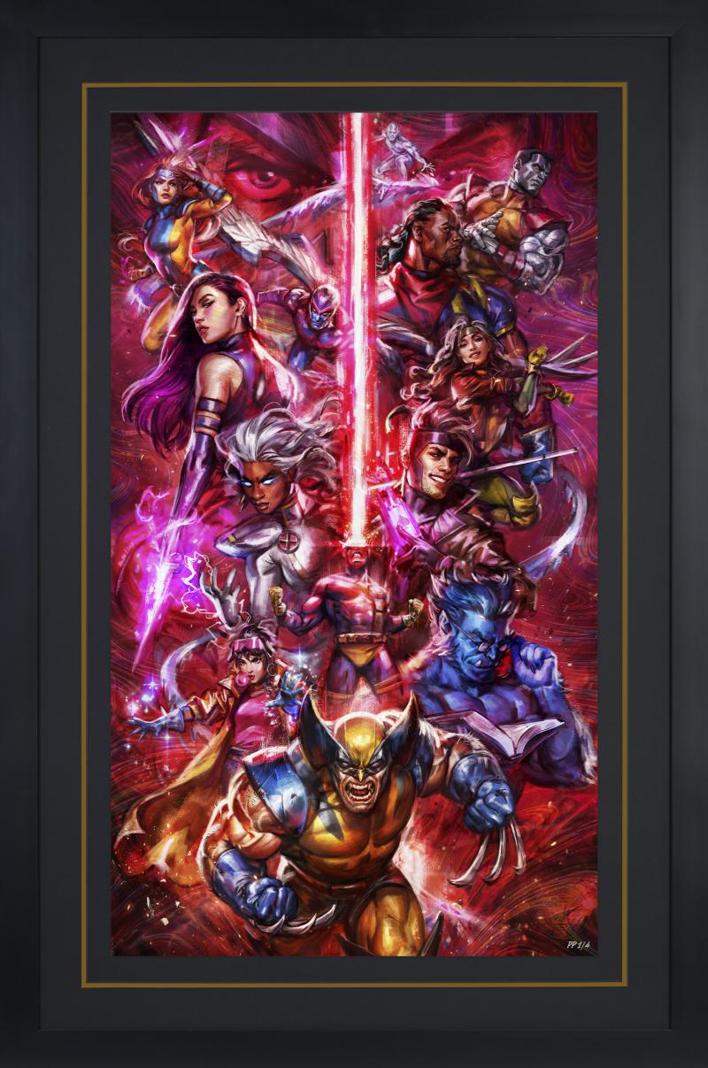 The X-Men vs Magneto (Holofoil Variant) Art Print by Sideshow Collectibles
