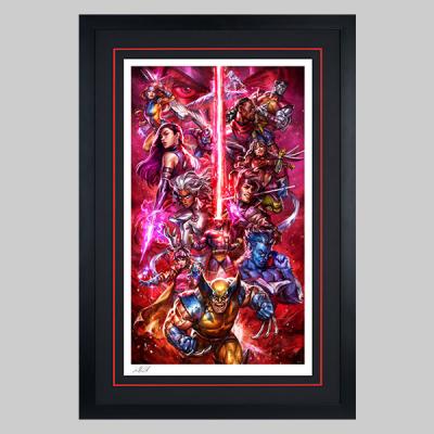 The X-Men vs Magneto art print