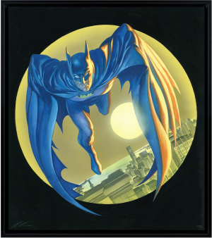 Bat Signal Fine Art Print by Alex Ross | Sideshow Collectibles