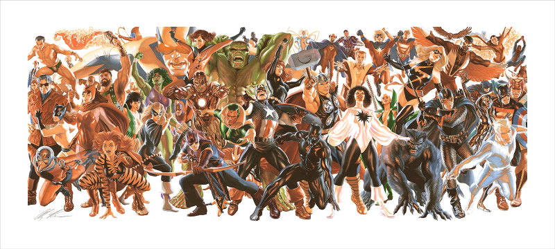 The Avengers: 60th Anniversary Tribute Art Print by Alex Ross Art