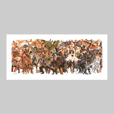The Avengers: 60th Anniversary Tribute art print