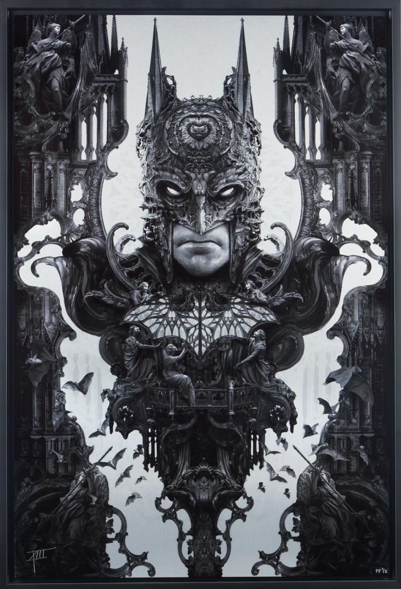 Gotham City's Shadow: Batman™ Variant Art Print by Sideshow Collectibles