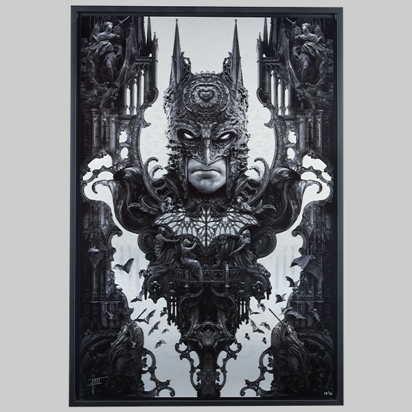 Gotham City's Shadow: Batman™ Variant Fine Art Print by Nekro XIII