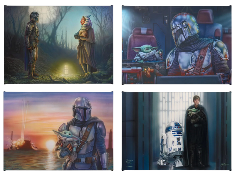 The Mandalorian Set of 4 Art Print by Art Brand Studios