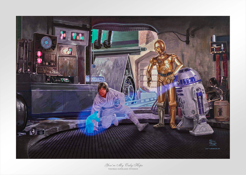 You’re My Only Hope Art Print by Art Brand Studios