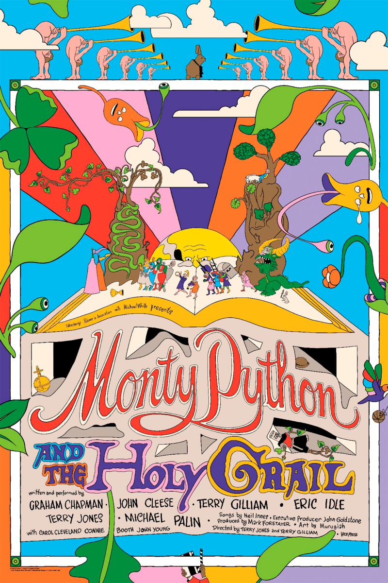 Monty Python and The Holy Grail Movie Poster by Vice Press
