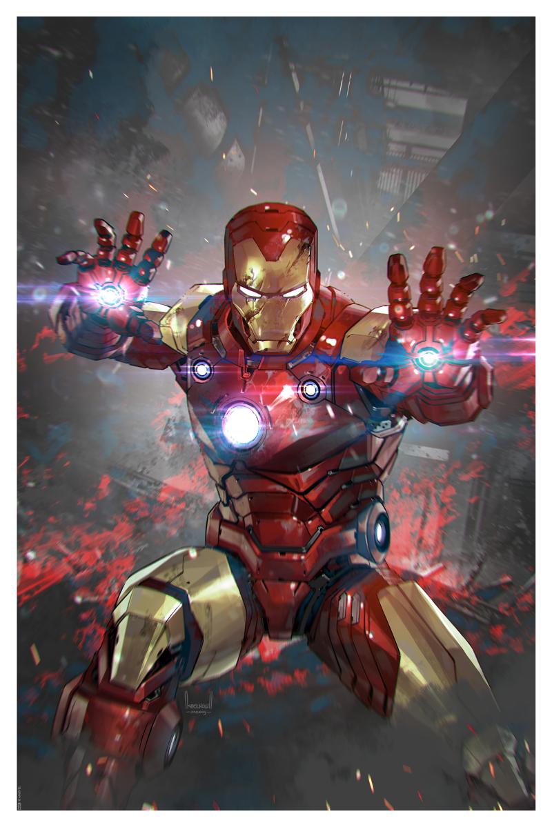 Invincible Iron Man Art Print by Sideshow Collectibles