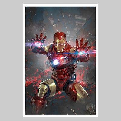 Invincible Iron Man art print