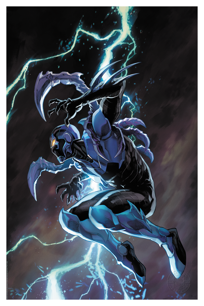 Blue Beetle Art Print by Sideshow Collectibles
