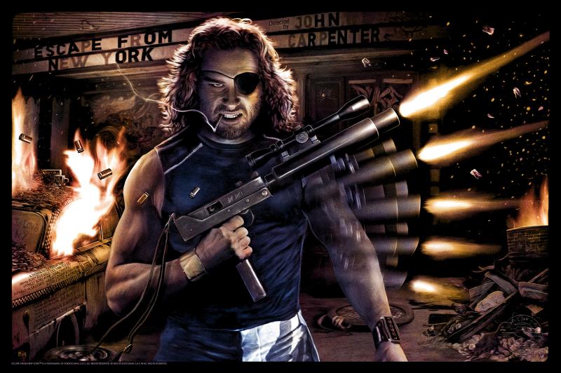 Escape From New York Movie Poster by Sideshow Collectibles