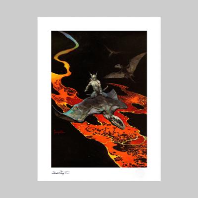 Thor's Flight art print