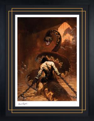 Chained Fine Art Print by Frank Frazetta | Sideshow Collectibles