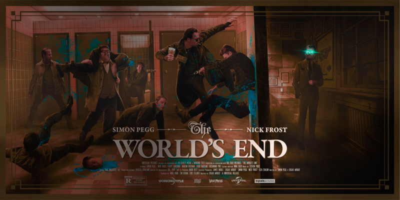 The World's End Foil Variant Art Print by Vice Press