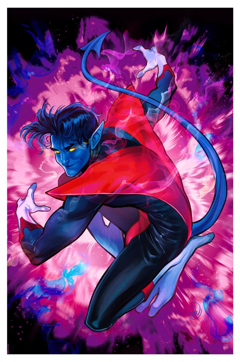 Nightcrawler Art Print by Sideshow Collectibles