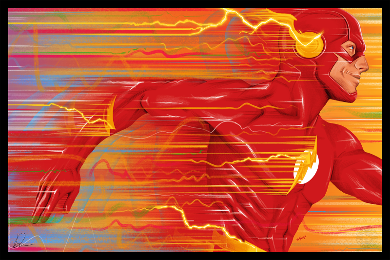 The Flash Art Print by Sideshow Collectibles
