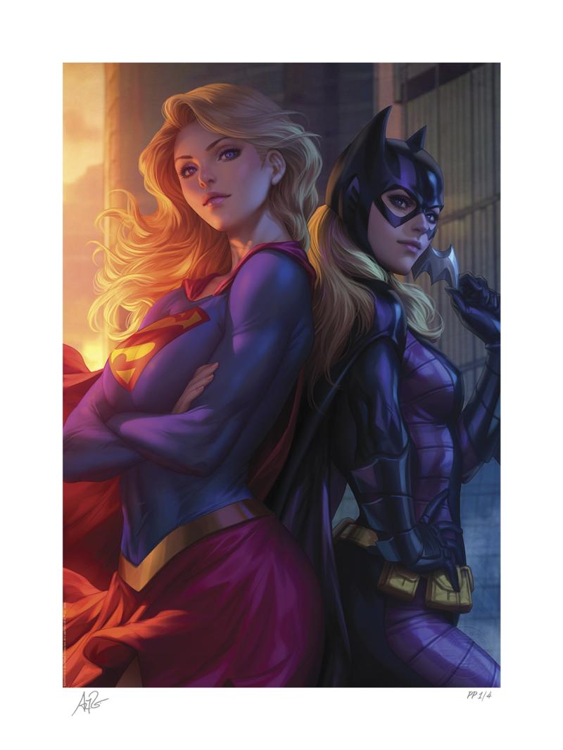 Supergirl™ & Batgirl™ Art Print by Sideshow Collectibles