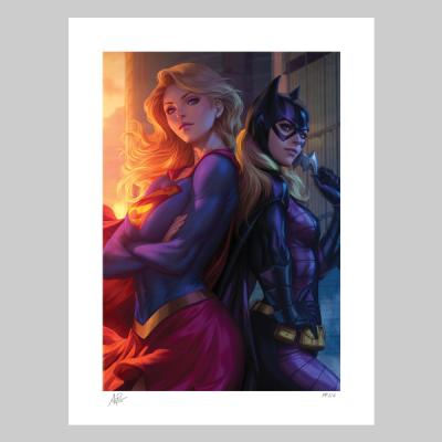 Supergirl™ & Batgirl™ art print