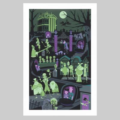 999 Happy Haunts art print