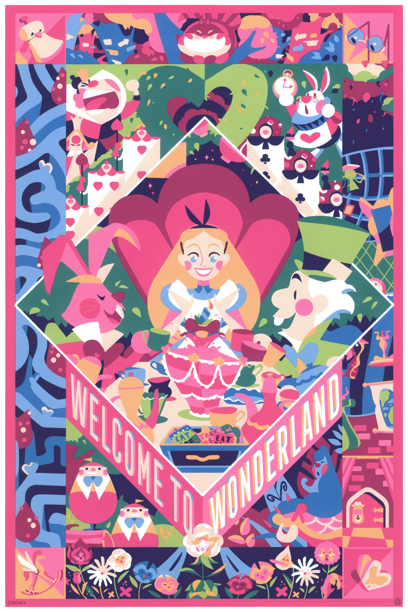 Welcome to Wonderland Movie Poster by Cyclops Print Works