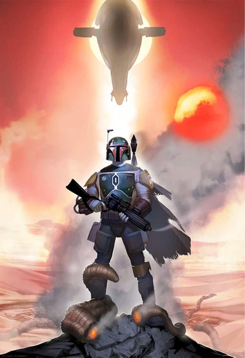Mandalorian Mettle Art Print by ACME Archives