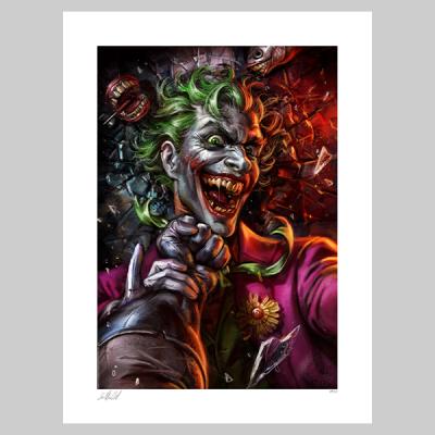 Eternal Enemies: The Joker vs Batman art print
