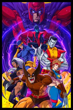 The Uncanny X-Men Fine Art Print by Jhony Caballero