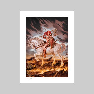 Red Sonja: World on Fire art print