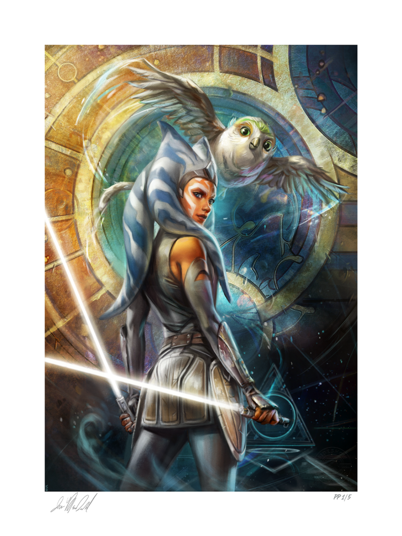 Ahsoka Tano™ and Morai™: Old Friends Art Print by Sideshow Collectibles