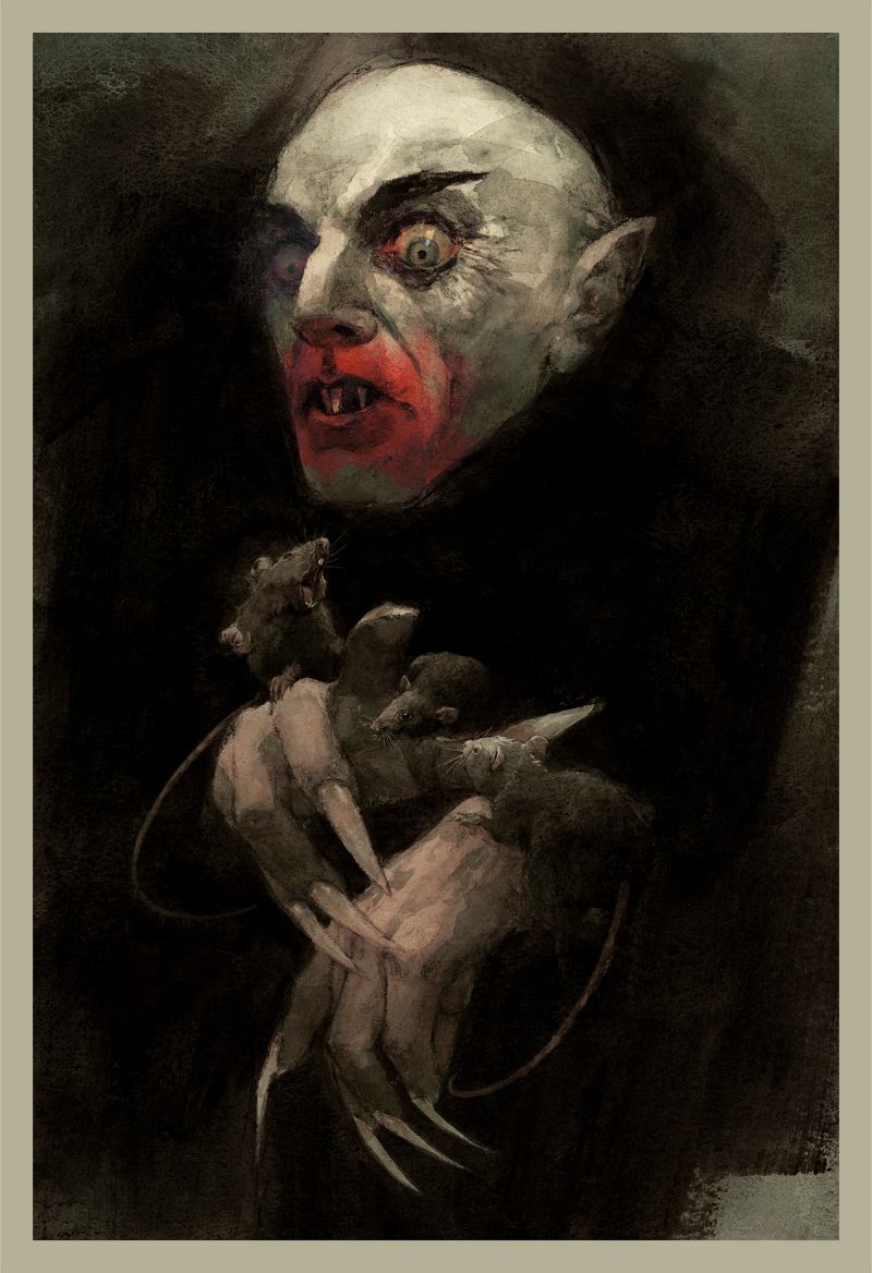 Nosferatu: A Silent Picture Variant Art Print by Apollo Gallery