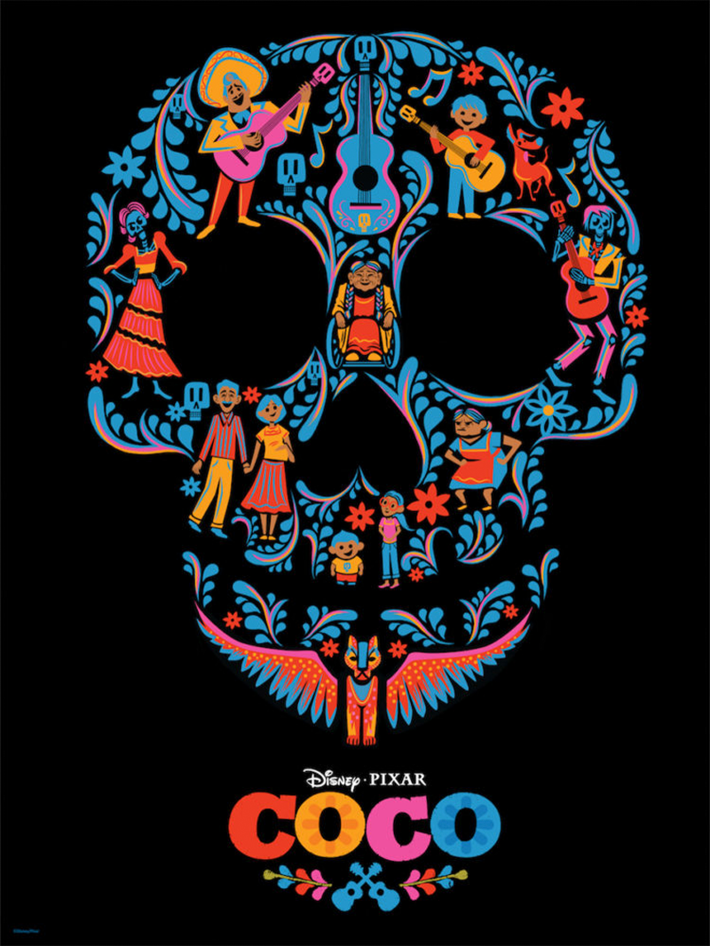 Coco (Skull Edition) Movie Poster by Cyclops Print Works