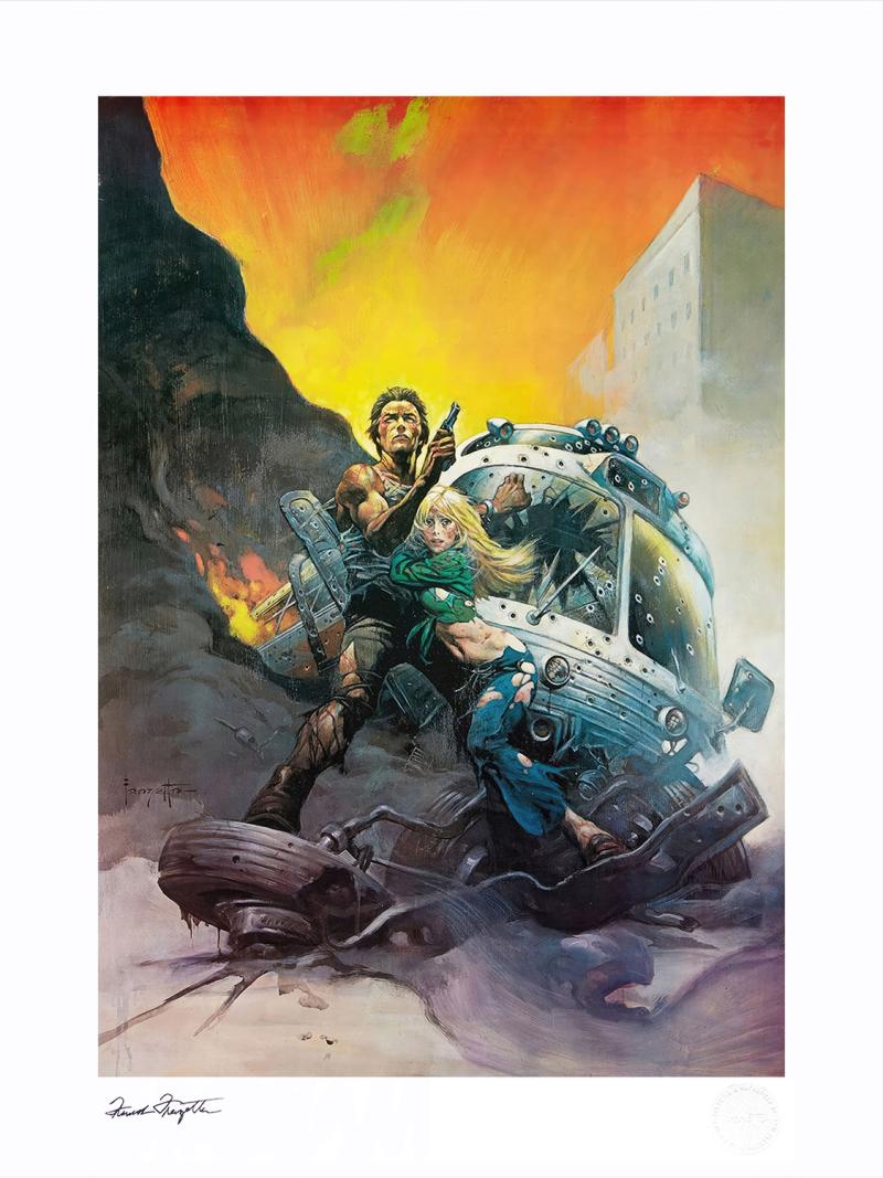 The Gauntlet Art Print by Frazetta Jr. Enterprises