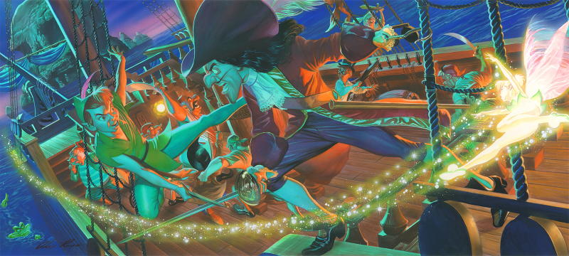 Clash for Neverland Art Print by Disney Fine Art