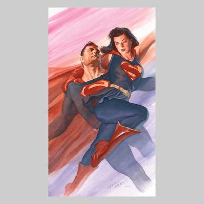 Kryptonian Super Heroes art print