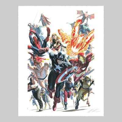 Avengers Invaders art print